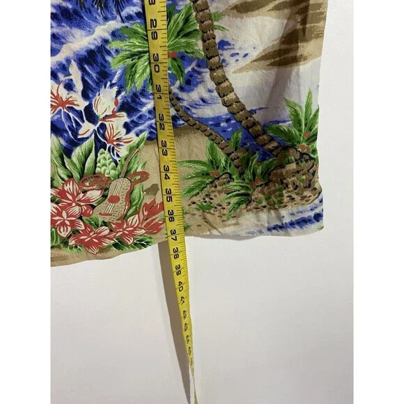 Talbots Dress L-XL? Beachy Tropical Hawaiian Vacation Office Brunch Resort - Picture 12 of 13